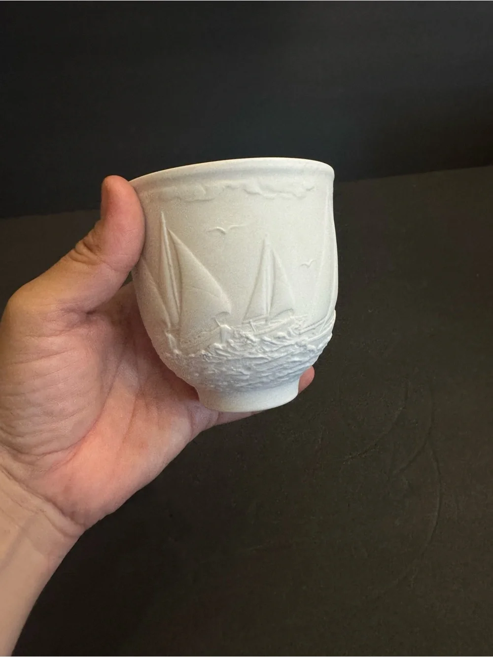 1997 Lladro Sailing The Seas Collector Society Figurine Cup Regata Made in Spain